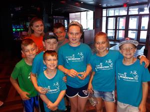 Bowling with the Summer Playground Program