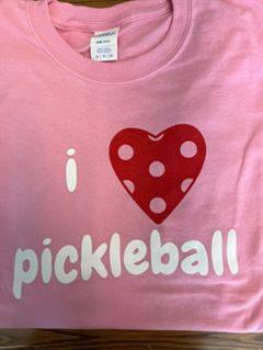 i heart pickleball - pink