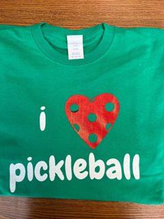 i heart pickleball - green