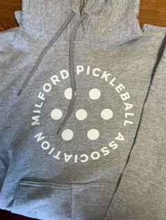 milford PICKLEBALL association - hoodie - grey