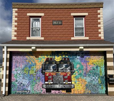 firehouse mural