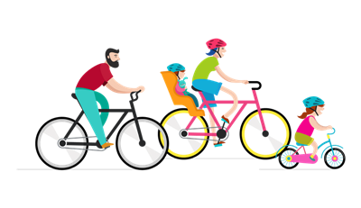 biking clipart
